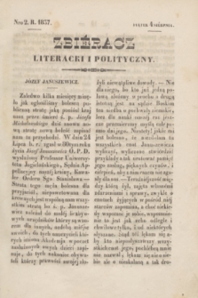 Zbiéracz Literacki i Polityczny. [T.4], Nro 2 (4 sierpnia 1837) + dod.