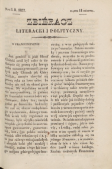 Zbiéracz Literacki i Polityczny. [T.4], Nro 5 (11 sierpnia 1837) + dod.