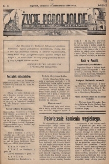 Życie Parafjalne : parafja Przen. Trójcy w Będzinie. 1936, nr 41