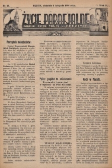 Życie Parafjalne : parafja Przen. Trójcy w Będzinie. 1936, nr 43