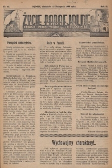Życie Parafjalne : parafja Przen. Trójcy w Będzinie. 1936, nr 45