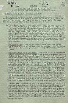 Supplement to Polish YMCA Bulletin No 7. for December 1944 for those who want more information than the bulletin supplies