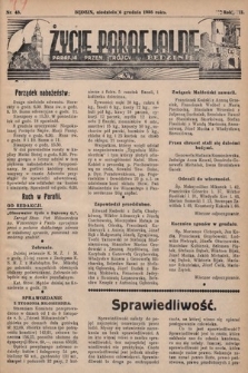 Życie Parafjalne : parafja Przen. Trójcy w Będzinie. 1936, nr 48