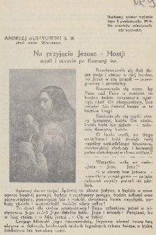 Pod Znakiem Marji : miesięcznik Związku Sodalicyj Marjan. uczniów szkół średnich w Polsce. R. 10, 1930, nr 9