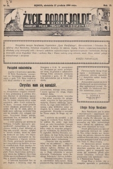 Życie Parafjalne : parafja Przen. Trójcy w Będzinie. 1936, nr 51
