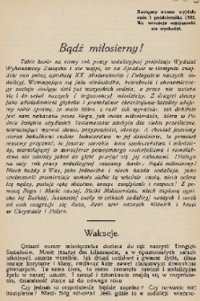 Pod Znakiem Marji : miesięcznik Związku Sodalicyj Marjan. uczniów szkół średnich w Polsce. R. 12, 1932, nr 9