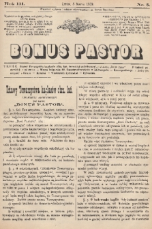 Bonus Pastor. R. 3, 1879, nr 5