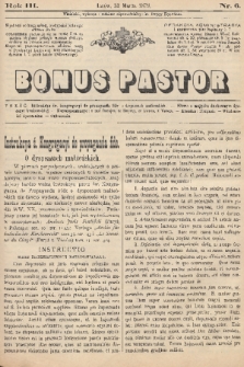 Bonus Pastor. R. 3, 1879, nr 6
