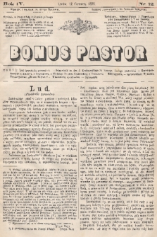 Bonus Pastor. R. 4, 1880, nr 12