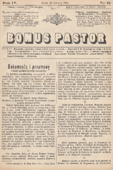 Bonus Pastor. R. 4, 1880, nr 13