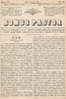 Bonus Pastor. R. 4, 1880, nr 15