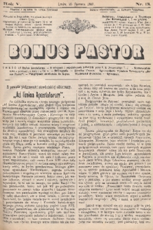 Bonus Pastor. R. 5, 1881, nr 13