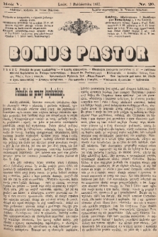 Bonus Pastor. R. 5, 1881, nr 20