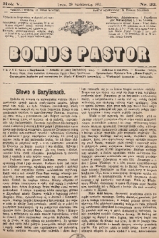 Bonus Pastor. R. 5, 1881, nr 22