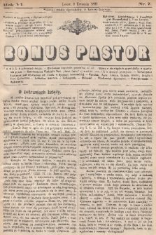 Bonus Pastor. R. 6, 1882, nr 7