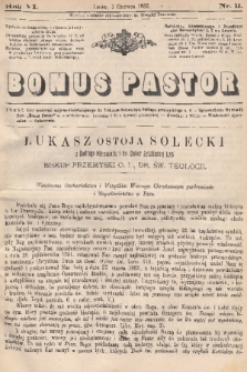 Bonus Pastor. R. 6, 1882, nr 11