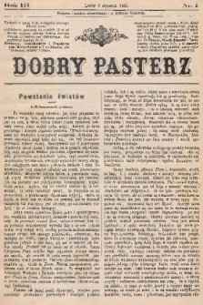 Dobry Pasterz. R. 3, 1885, nr 1