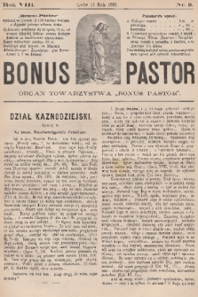 Bonus Pastor / organ Towarzystwa „Bonus Pastor”. R. 8, 1886, nr 9