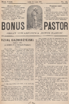 Bonus Pastor / organ Towarzystwa „Bonus Pastor”. R. 8, 1886, nr 13