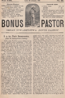 Bonus Pastor / organ Towarzystwa „Bonus Pastor”. R. 8, 1886, nr 22