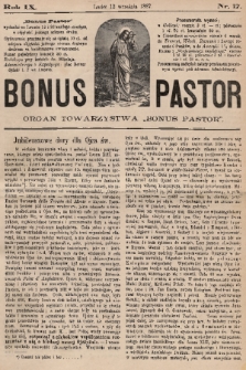 Bonus Pastor / organ Towarzystwa „Bonus Pastor”. R. 9, 1887, nr 17