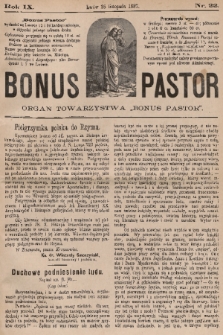 Bonus Pastor / organ Towarzystwa „Bonus Pastor”. R. 9, 1887, nr 22