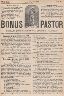 Bonus Pastor / organ Towarzystwa „Bonus Pastor”. R. 9, 1887, nr 23