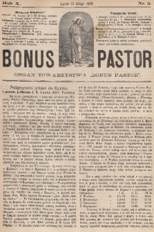 Bonus Pastor / organ Towarzystwa „Bonus Pastor”. R. 10, 1888, nr 3