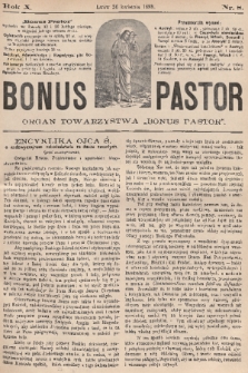 Bonus Pastor / organ Towarzystwa „Bonus Pastor”. R. 10, 1888, nr 8