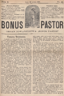 Bonus Pastor / organ Towarzystwa „Bonus Pastor”. R. 10, 1888, nr 12