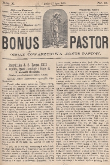 Bonus Pastor / organ Towarzystwa „Bonus Pastor”. R. 10, 1888, nr 13