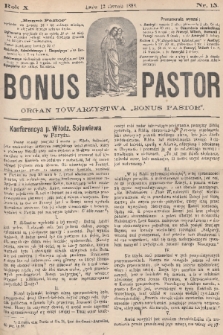 Bonus Pastor / organ Towarzystwa „Bonus Pastor”. R. 10, 1888, nr 15