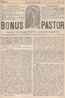 Bonus Pastor / organ Towarzystwa „Bonus Pastor”. R. 10, 1888, nr 17
