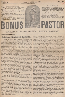 Bonus Pastor / organ Towarzystwa „Bonus Pastor”. R. 10, 1888, nr 19