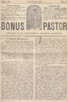 Bonus Pastor / organ Towarzystwa „Bonus Pastor”. R. 11, 1889, nr 6