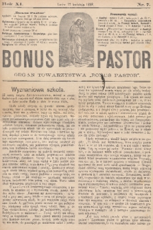 Bonus Pastor / organ Towarzystwa „Bonus Pastor”. R. 11, 1889, nr 7