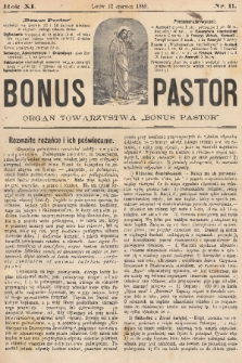 Bonus Pastor / organ Towarzystwa „Bonus Pastor”. R. 11, 1889, nr 11