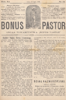 Bonus Pastor / organ Towarzystwa „Bonus Pastor”. R. 11, 1889, nr 13