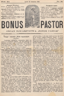 Bonus Pastor / organ Towarzystwa „Bonus Pastor”. R. 11, 1889, nr 18