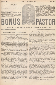 Bonus Pastor / organ Towarzystwa „Bonus Pastor”. R. 11, 1889, nr 19