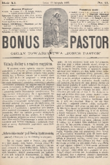 Bonus Pastor / organ Towarzystwa „Bonus Pastor”. R. 11, 1889, nr 21
