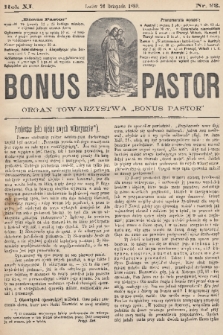 Bonus Pastor / organ Towarzystwa „Bonus Pastor”. R. 11, 1889, nr 22