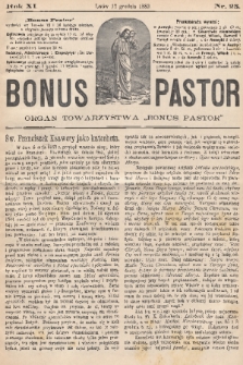 Bonus Pastor / organ Towarzystwa „Bonus Pastor”. R. 11, 1889, nr 23