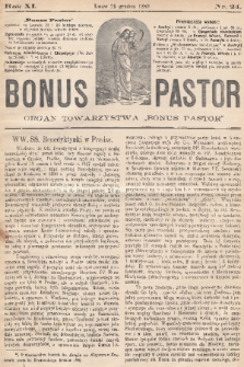 Bonus Pastor / organ Towarzystwa „Bonus Pastor”. R. 11, 1889, nr 24