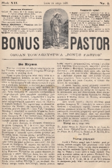 Bonus Pastor / organ Towarzystwa „Bonus Pastor”. R. 12, 1890, nr 4