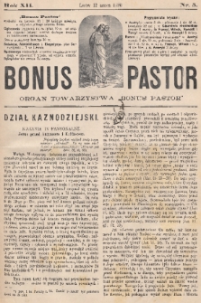 Bonus Pastor / organ Towarzystwa „Bonus Pastor”. R. 12, 1890, nr 5
