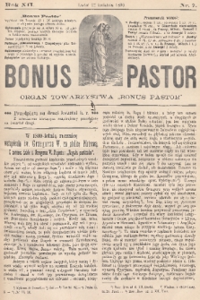 Bonus Pastor / organ Towarzystwa „Bonus Pastor”. R. 12, 1890, nr 7