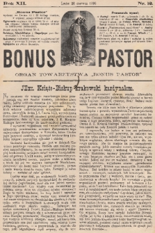 Bonus Pastor / organ Towarzystwa „Bonus Pastor”. R. 12, 1890, nr 12