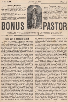 Bonus Pastor / organ Towarzystwa „Bonus Pastor”. R. 12, 1890, nr 14
