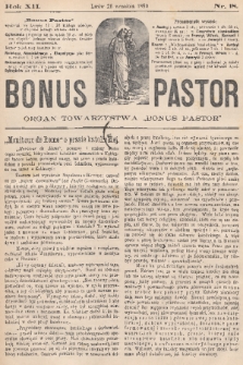 Bonus Pastor / organ Towarzystwa „Bonus Pastor”. R. 12, 1890, nr 18
